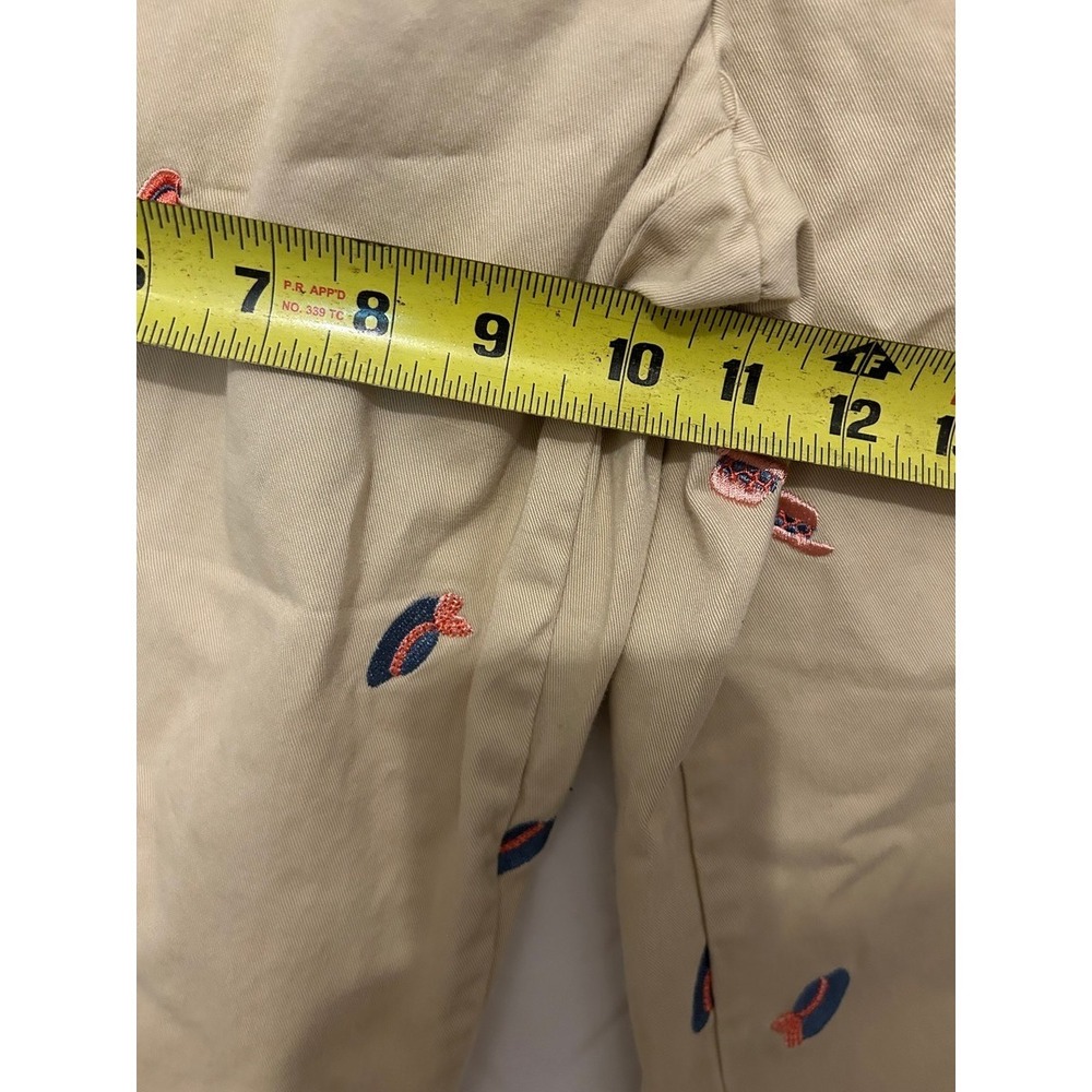 Chadwick's Khaki Embroidered Hat Chinos - Picture 3 of 6